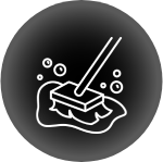 Boden wischen mit Mop